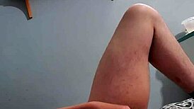 Young guy plays with his cock and shows off sexy ass!