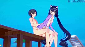 Pecorine and Karyl and Yuuki Intense Sex - Princess Connect Re Dive Hentai