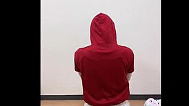 Girl In Skirt Teases With Hidden Pleasures