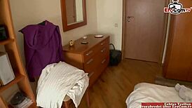 hey, wanna see this skinny teen get her ass and pussy slammed in a hotel?