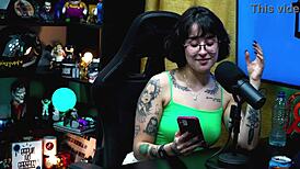 martina oliveira evaluates ruan's big dick and gets horny watching it. podcast in the shack with dirty talk and public exposure.