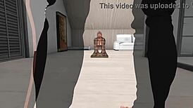 Burglar Turns Nympho in Wild 3D Cartoon Adventure