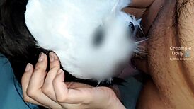 thai milf licks and sucks cock like a whore in homemade fun