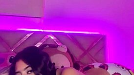 Latina Neighbor Explores Roleplay With Stepbrother In Squirting Scene