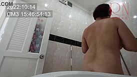 naked maid cleans office without panties, feeling so exposed