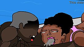 Sugar Daddy Spoils Gold Digger By The Pool