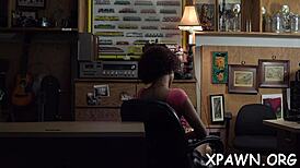 Curvy Dilettante Sucking Balls And Blowjob!