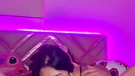 Latina Neighbor Explores Roleplay With Stepbrother In Squirting Scene