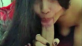 Want to see this cute brunette babe deepthroat in POV?