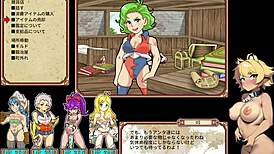 anime hentai game with dungeon exploration and suggestive sex scenes