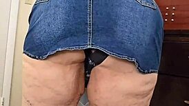 Big ass MILF bends over at the park for a creamy doggystyle finish.