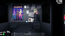 Five Nights at Fuzzboobs Hentai Game Episode Phone Guy Misadventure