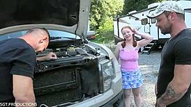 why does curious cute amy quinn love getting her ass dominated and squirting so much? pt 3