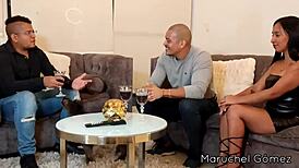 maruchel gomez emotionally fucks her boyfriend's best friend in a taboo swinger group