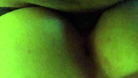 Sexy redhead takes daddy's cock with intense passion