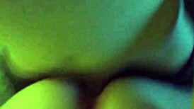 Sexy redhead takes daddy's cock with intense passion