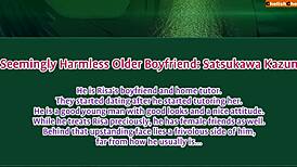 Hairless girl licks shaved pussy in hentai episode 1