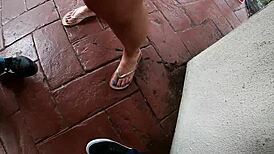 Got a foot fetish? Check out Helena Price's public worship!