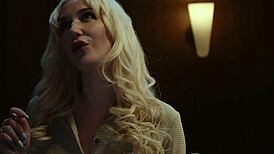 delphine films - sexy blonde skye blue has explosive makeup sex with her husband. ready for it?