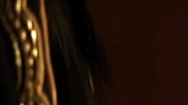 brunette dancing in india