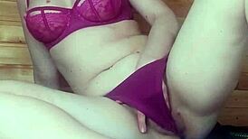 I, uh, sweet blonde girl in mask, I masturbate my wet pussy with vibrator till intense orgasm, oops