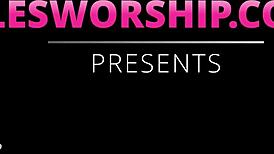 Redhead Lesbian Takes Glass Dildo Deep in Her Tight Ass