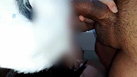 thai milf licks and sucks cock like a whore in homemade fun