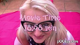Big cock pounded in doggystyle Blonde beauty