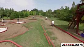 Two Slutty Whores Banged Hard by Army Garrison