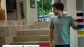 Yo, hot wife Alexis Malone craves a massive rod over her hubby! 🔥