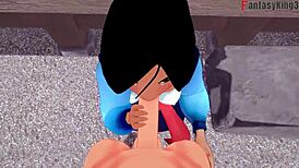 Fa Mulan engages in passionate sex in this full fantasy scene.