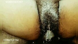 honey can't stop squirting on whiskey's big black cock and gets creampied