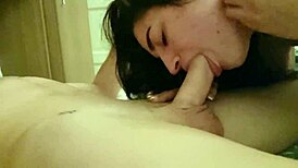 she lick my asshole and i got deepthroat with big cock