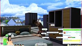 The pregnant prostitute gets fucked hard by her pimp in the ass