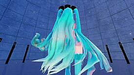 check out this cat fate cosplay with adult miku in 3d vr180.