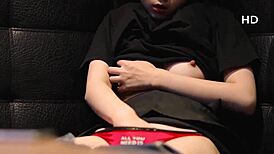 Caught masturbating leads to intense fucking