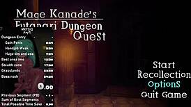 Feel The Thrill In Mage Kanade's Futanari Dungeon Quest