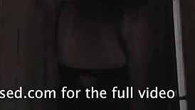 Candice enjoys private holiday blowjob in lingerie