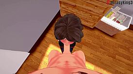 Bold POV sex with Aunt Cass Cassidy Hamada in Big Hero fantasy