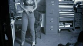 horny secretary fingers her wet pussy with dildo toys