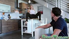 dazzling 18yo sloan harper in taboo scene with facial