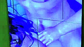 Neighbor asks, 'What are you doing in the shower?' Caught on camera