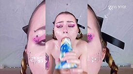 Sexy Gamer Licks Her Hairy Armpits Sucks Toes Plays With Cum On Feet And Masturbates Until Climax