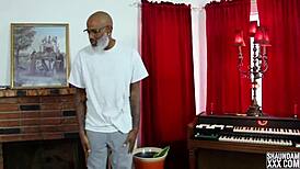 Cock sucking succubus teaser in lingerie roleplay