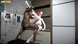 hentai 3d ep102, big boob doctor rides bbc! 😍