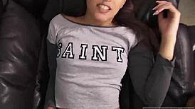 Petite Emo Teen Sucks Stepbro's Banana