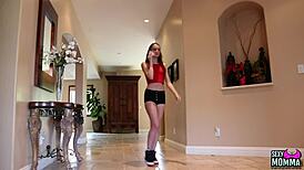 Sexymomma - Dyke Stepmom Fingers Teen Pussy Orally