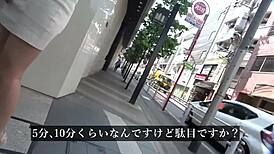 High-class Japanese wife gets double facial and creampie