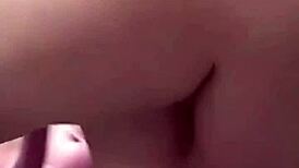 Old woman masturbates while sucking two big cocks in motel quickie