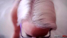 is aspen edwards pov blow job leading to orgasm and cumshot?